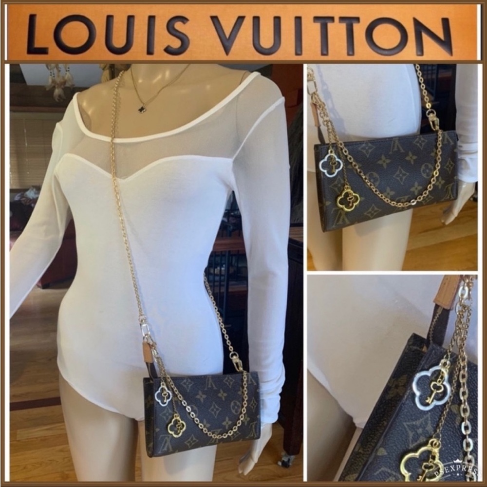 🚫SOLD🚫 LV Pouch Gm💥Sharp Super Attractive Trendy Stylish💥w/accessories7.85” - Picture 12 of 16